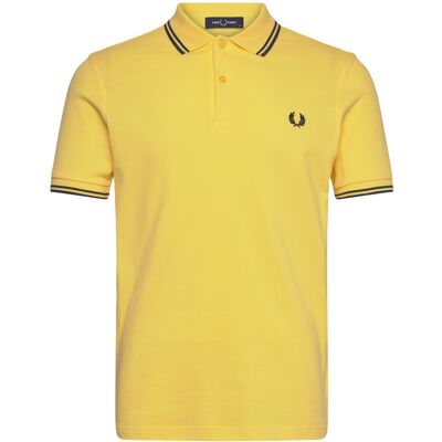 Fred Perry Twin Tipped Fp Shirt XS LMNBRLY/TNSBLUE XS Fred Perry Twin Tipped Fp Shirt XS LMNBRLY/TNSBLUE XS