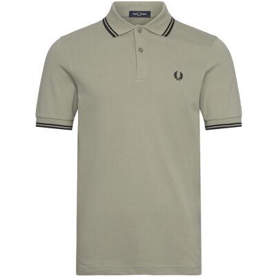 Fred Perry Twin Tipped Fp Shirt L SEAGRASS/BLACK L Fred Perry Twin Tipped Fp Shirt L SEAGRASS/BLACK L