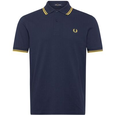 Fred Perry Twin Tipped Fp Shirt M TNSBL/LMNBARLEY M Fred Perry Twin Tipped Fp Shirt M TNSBL/LMNBARLEY M