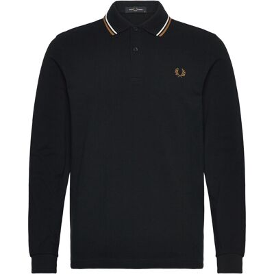 Fred Perry Ls Twin Tipped Fp Shirt XL BLACK XL Fred Perry Ls Twin Tipped Fp Shirt XL BLACK XL