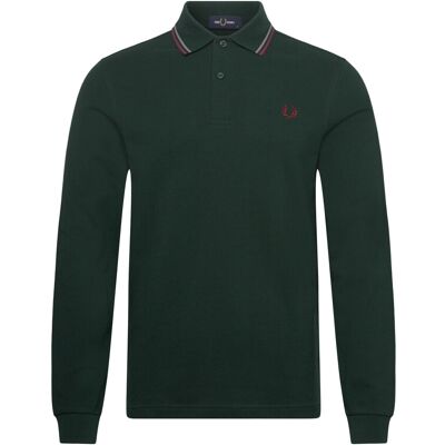 Fred Perry Ls Twin Tipped Fp Shirt S GRSRTS/STKBL/OXB S Fred Perry Ls Twin Tipped Fp Shirt S GRSRTS/STKBL/OXB S