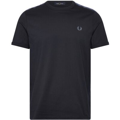 Fred Perry Contrast Tape Ringer Tee L NAVY/ACE BLUE L Fred Perry Contrast Tape Ringer Tee L NAVY/ACE BLUE L