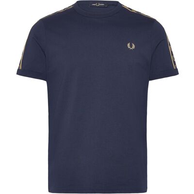 Fred Perry Contrast Tape Ringer Tee XXL TENNISB/CHAMPAGN XXL Fred Perry Contrast Tape Ringer Tee XXL TENNISB/CHAMPAGN XXL