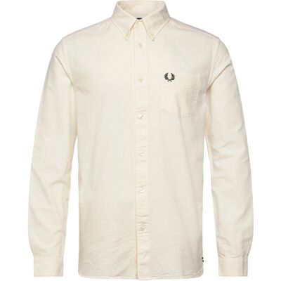 Fred Perry Oxford Shirt XL ECRU/GRASSROOTS XL Fred Perry Oxford Shirt XL ECRU/GRASSROOTS XL