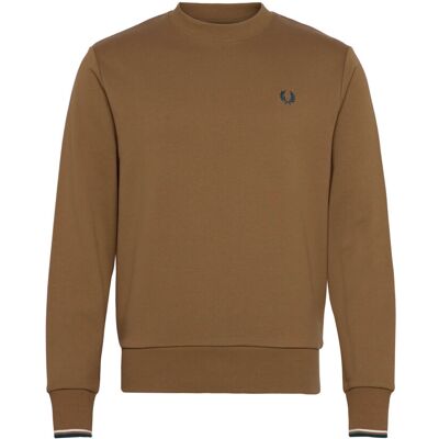 Fred Perry Crew Neck Sweatshirt S SHDSTN/ECR/DKPET S Fred Perry Crew Neck Sweatshirt S SHDSTN/ECR/DKPET S