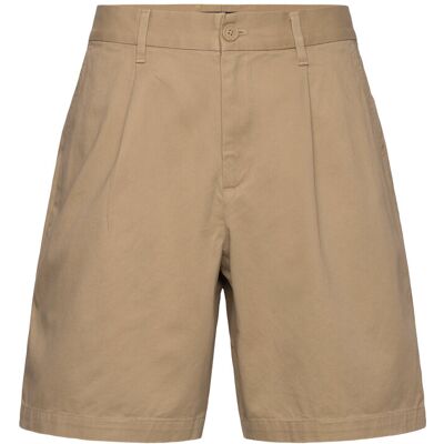 Fred Perry Long Pleated Short 30 WARM STONE 30 Fred Perry Long Pleated Short 30 WARM STONE 30