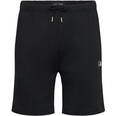 Fred Perry Tipped Sweat Short XXL BLACK XXL Fred Perry Tipped Sweat Short XXL BLACK XXL