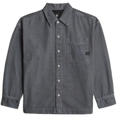 G-Star Boxy Fit Overshirt M INDIA INK-FOLKSTONE GRAY DOUBLE DYE M G-Star Boxy Fit Overshirt M INDIA INK-FOLKSTONE GRAY DOUBLE DYE M