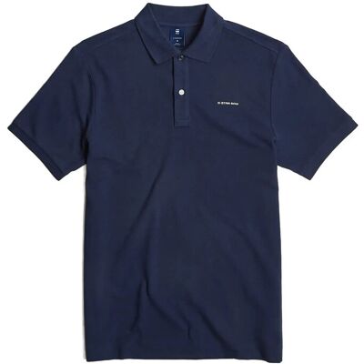 G-Star D25479-D248-6067 Blå Slim Polo - Casual Bomull Kortärmad G-Star D25479-D248-6067 Blå Slim Polo - Casual Bomull Kortärmad