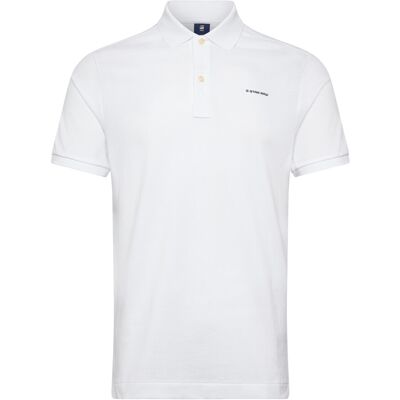 G-Star Oluv Slim Polo S\S S WHITE S G-Star Oluv Slim Polo S\S S WHITE S