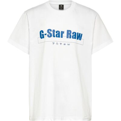 G-Star Symbols Print Loose R T S WHITE S G-Star Symbols Print Loose R T S WHITE S