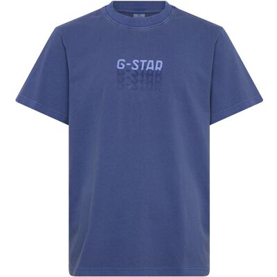 G-Star Multi Logo Overdyed Loose R T S DUTCH BLUE GD S G-Star Multi Logo Overdyed Loose R T S DUTCH BLUE GD S