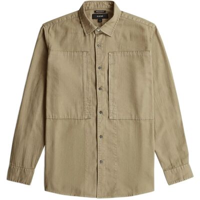 G-Star Panelled Pkt Regular Shirt L\S M SAFARI GD M G-Star Panelled Pkt Regular Shirt L\S M SAFARI GD M