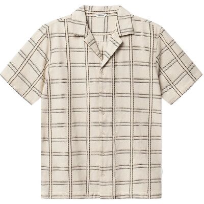 Gabba Gabsven Reg Resort Wire Ss Shirt XL BEIGE CHECK XL Gabba Gabsven Reg Resort Wire Ss Shirt XL BEIGE CHECK XL