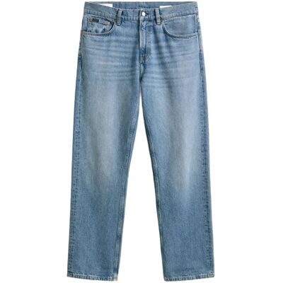 Gant Straight Jeans 38 x 34 SEMI LIGHT BLUE WORN IN 38 x 34 Gant Straight Jeans 38 x 34 SEMI LIGHT BLUE WORN IN 38 x 34