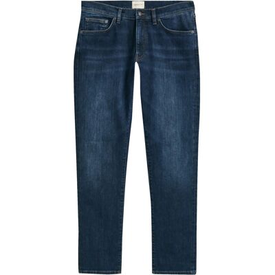Gant Slim Jeans 34 x 36 DARK BLUE WORN IN 34 x 36 Gant Slim Jeans 34 x 36 DARK BLUE WORN IN 34 x 36