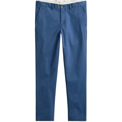 Gant Classic Slim Chinos 33 x 34 VINTAGE BLUE 33 x 34 Gant Classic Slim Chinos 33 x 34 VINTAGE BLUE 33 x 34