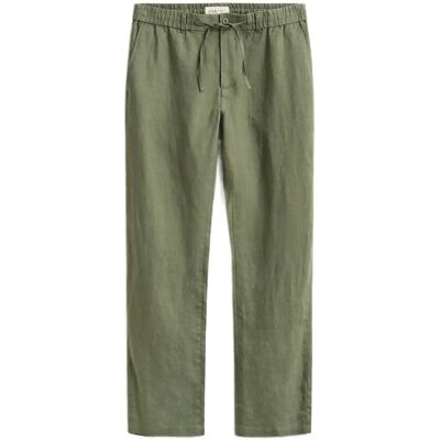 Gant Linen Pants XL DRY HERB GREEN XL Gant Linen Pants XL DRY HERB GREEN XL
