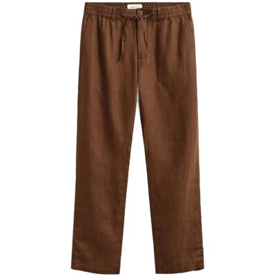 Gant Linen Pants XL MAHOGANY BROWN XL Gant Linen Pants XL MAHOGANY BROWN XL