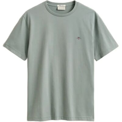 Gant Shield T-Shirt S CERAMIC GREY S Gant Shield T-Shirt S CERAMIC GREY S