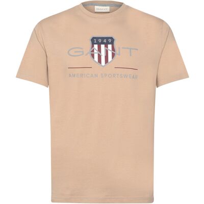 Gant Reg Archive Shield Ss T-Shirt XL DRY SAND XL Gant Reg Archive Shield Ss T-Shirt XL DRY SAND XL