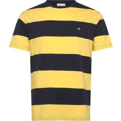 Gant Bar Stripe Ss T-Shirt XL BANANA YELLOW XL Gant Bar Stripe Ss T-Shirt XL BANANA YELLOW XL