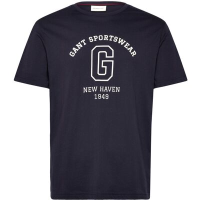Gant Graphic Ss T-Shirt S EVENING BLUE S Gant Graphic Ss T-Shirt S EVENING BLUE S