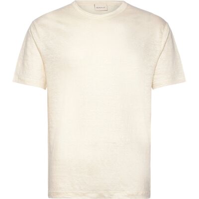 Gant Linen Ss T-Shirt XXL CREAM XXL Gant Linen Ss T-Shirt XXL CREAM XXL
