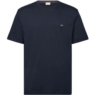 Gant Shield Logo Ss T-Shirt M MARINE M Gant Shield Logo Ss T-Shirt M MARINE M