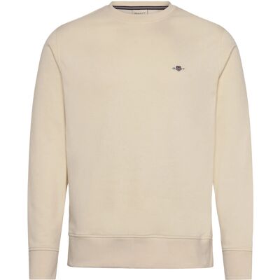 Gant Shield Logo Cneck L CREAM L Gant Shield Logo Cneck L CREAM L