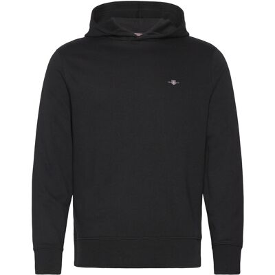 Gant Shield Logo Hoodie XXL BLACK XXL Gant Shield Logo Hoodie XXL BLACK XXL