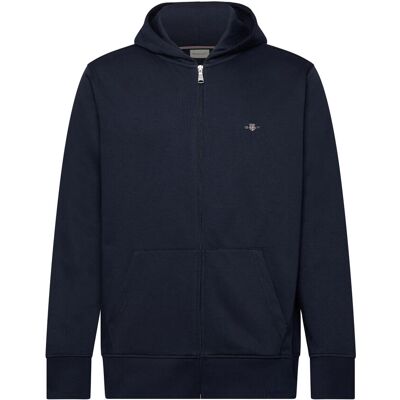 Gant Shield Logo Zip Hoodie M MARINE M Gant Shield Logo Zip Hoodie M MARINE M