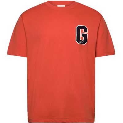 Gant G Badge Ss T-Shirt M DEEP ORANGE M Gant G Badge Ss T-Shirt M DEEP ORANGE M