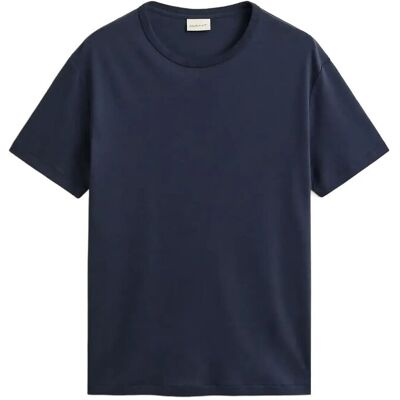 Gant Interlock Ss Tshirt M EVENING BLUE M Gant Interlock Ss Tshirt M EVENING BLUE M