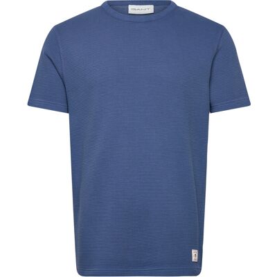 Gant Washed Waffle Ss Tshirt M VINTAGE BLUE M Gant Washed Waffle Ss Tshirt M VINTAGE BLUE M