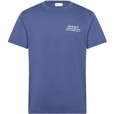 Gant Small Graphic Ss Tshirt XXXL VINTAGE BLUE XXXL Gant Small Graphic Ss Tshirt XXXL VINTAGE BLUE XXXL