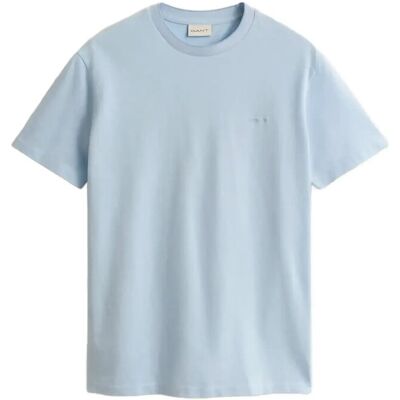 Gant 2 Tone Pique Ss Tshirt M SKY BLUE M Gant 2 Tone Pique Ss Tshirt M SKY BLUE M