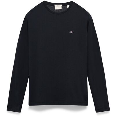 Gant Slim Shield Ls T-Shirt XXL BLACK XXL Gant Slim Shield Ls T-Shirt XXL BLACK XXL