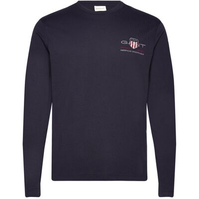 Gant Reg Medium Archive Shield Ls T XXXL EVENING BLUE XXXL Gant Reg Medium Archive Shield Ls T XXXL EVENING BLUE XXXL