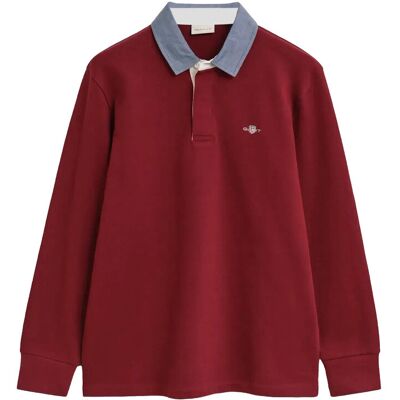 Gant Classic Heavy Rugger M PLUMPED RED M Gant Classic Heavy Rugger M PLUMPED RED M