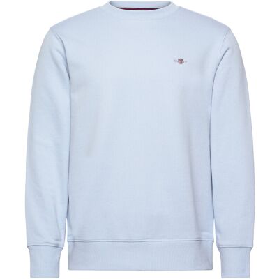 Gant Reg Shield C-Neck Sweat S FRESH BLUE S Gant Reg Shield C-Neck Sweat S FRESH BLUE S