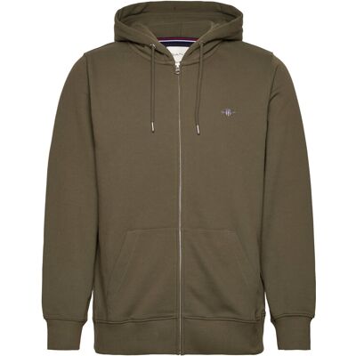 Gant Reg Shield Full Zip Hoodie S JUNIPER GREEN S Gant Reg Shield Full Zip Hoodie S JUNIPER GREEN S
