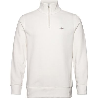 Gant Reg Shield Half Zip Sweat XL EGGSHELL XL Gant Reg Shield Half Zip Sweat XL EGGSHELL XL