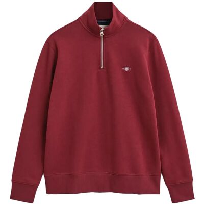 Gant Reg Shield Half Zip Sweat S PLUMPED RED S Gant Reg Shield Half Zip Sweat S PLUMPED RED S