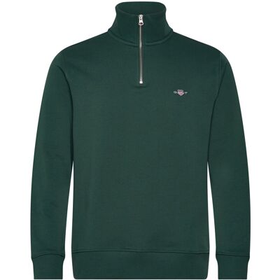 Gant Reg Shield Half Zip Sweat S TARTAN GREEN S Gant Reg Shield Half Zip Sweat S TARTAN GREEN S