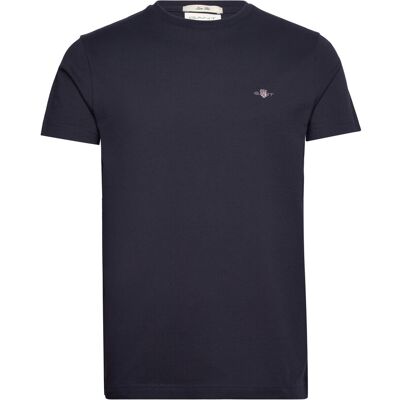 Gant Slim Pique Ss T-Shirt XXXL EVENING BLUE XXXL Gant Slim Pique Ss T-Shirt XXXL EVENING BLUE XXXL