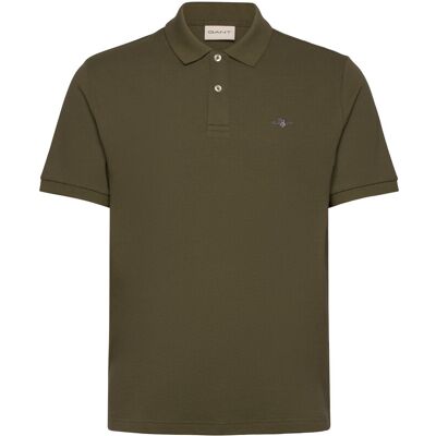 Gant Textured Polo XL JUNIPER GREEN XL Gant Textured Polo XL JUNIPER GREEN XL