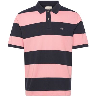 Gant Block Stripe Polo M BUBBELGUM PINK M Gant Block Stripe Polo M BUBBELGUM PINK M
