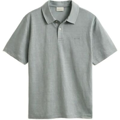 Gant Linen Ss Polo M CERAMIC GREY M Gant Linen Ss Polo M CERAMIC GREY M