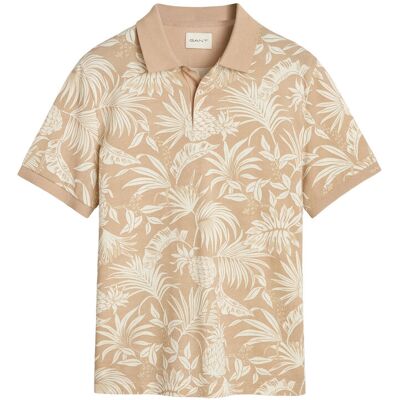 Gant Printed Ss Polo XXL DRY SAND XXL Gant Printed Ss Polo XXL DRY SAND XXL